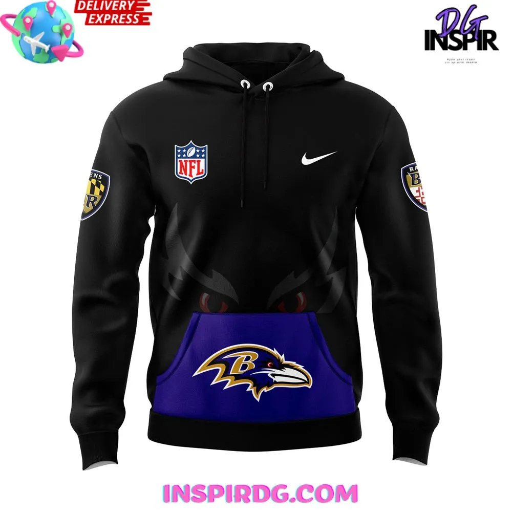 -Baltimore Ravens Darkness Falls 2024 Hoodie