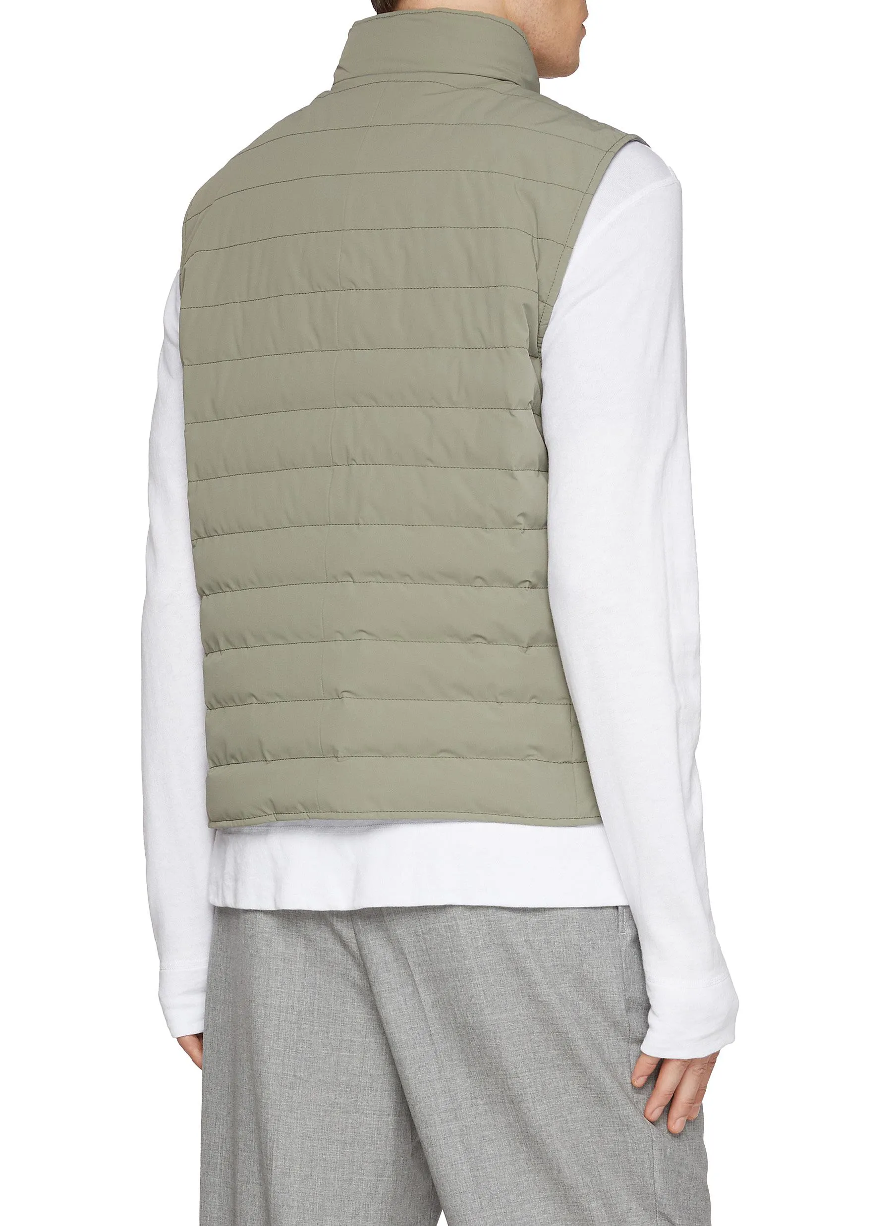 -----------BRUNELLO CUCINELLI  ---- ------------ ----Stand Collar Padded Vest --