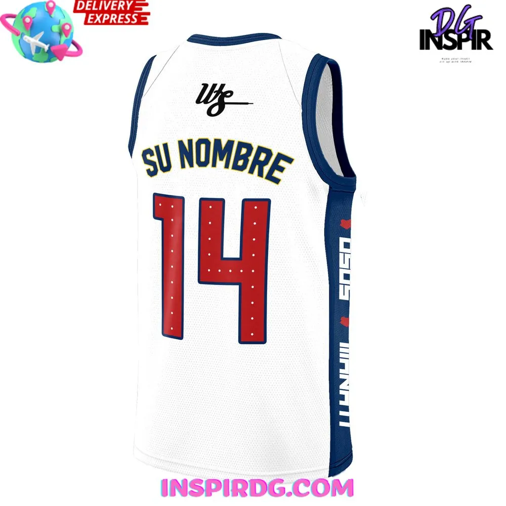 -Los Osos de Manatí 2024 White Basketball Jersey