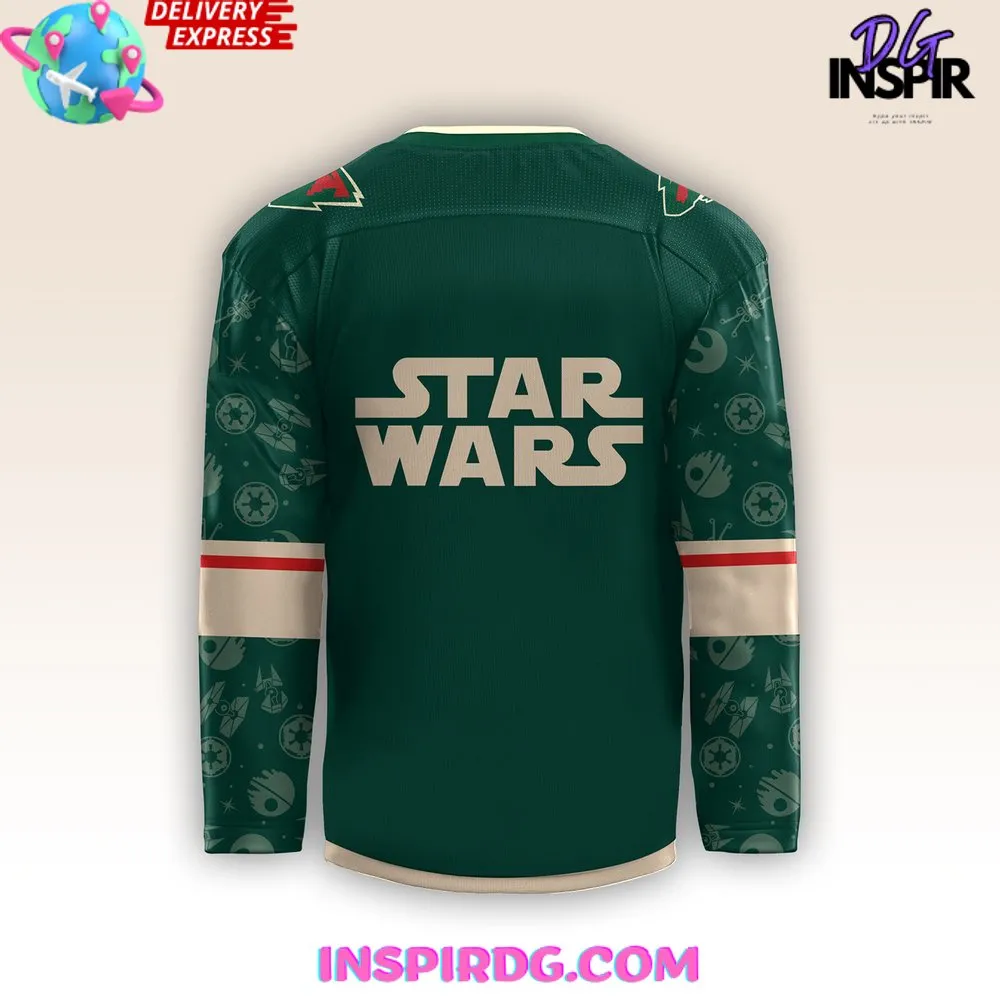 -Minnesota Wild x Star Wars Night 2024 Hockey Jersey