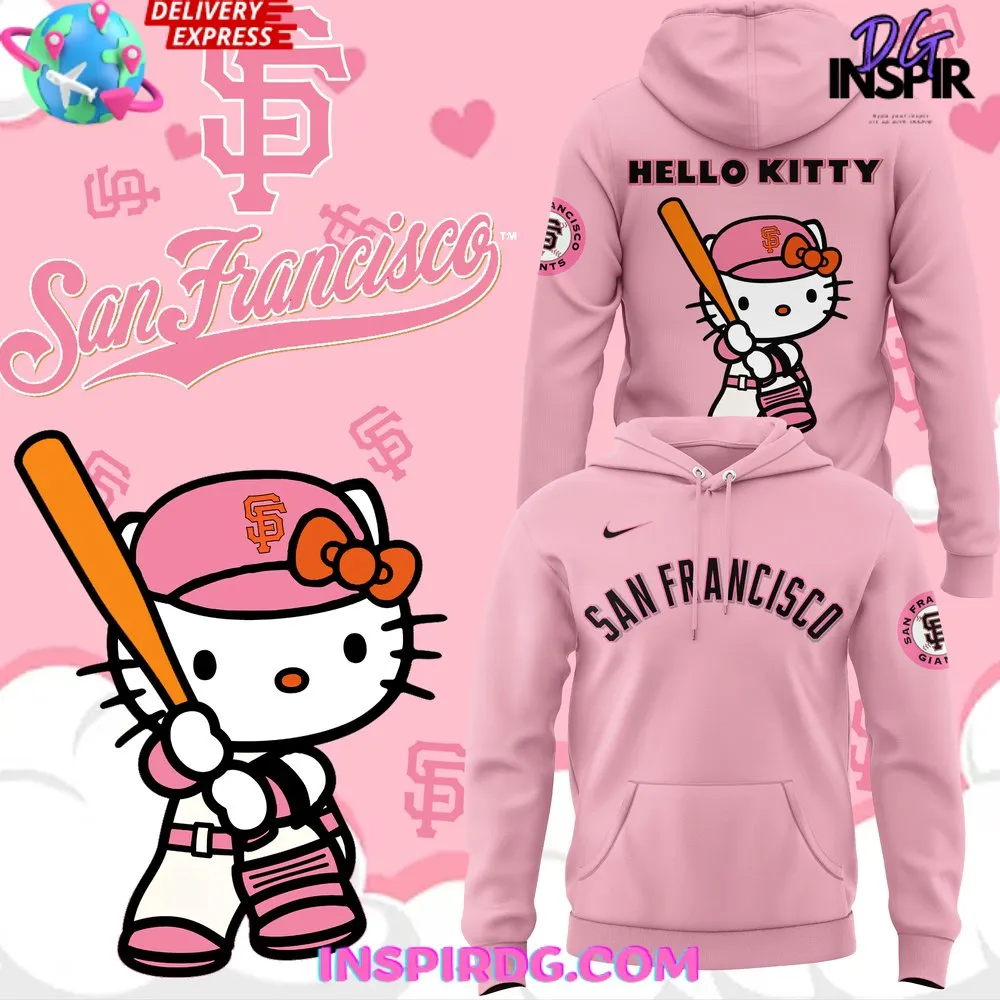 -San Francisco Giants x Hello Kitty Night 2024 Hoodie