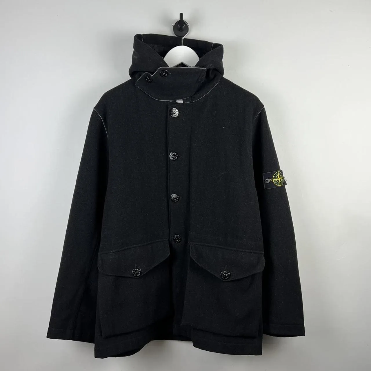 00's Stone Island Wool Duffle Jacket (L/XL)