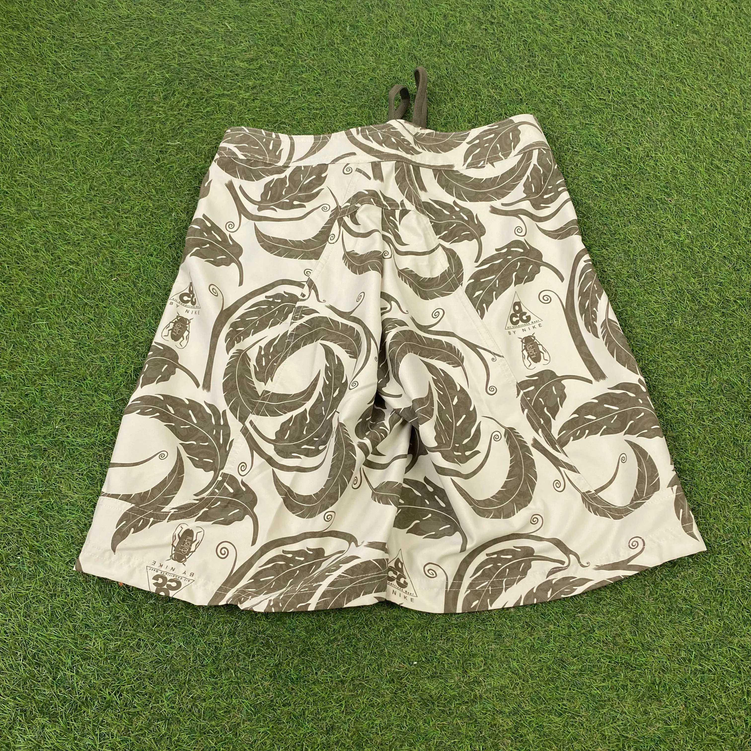 00s Nike ACG Beach Swim Shorts Brown Medium