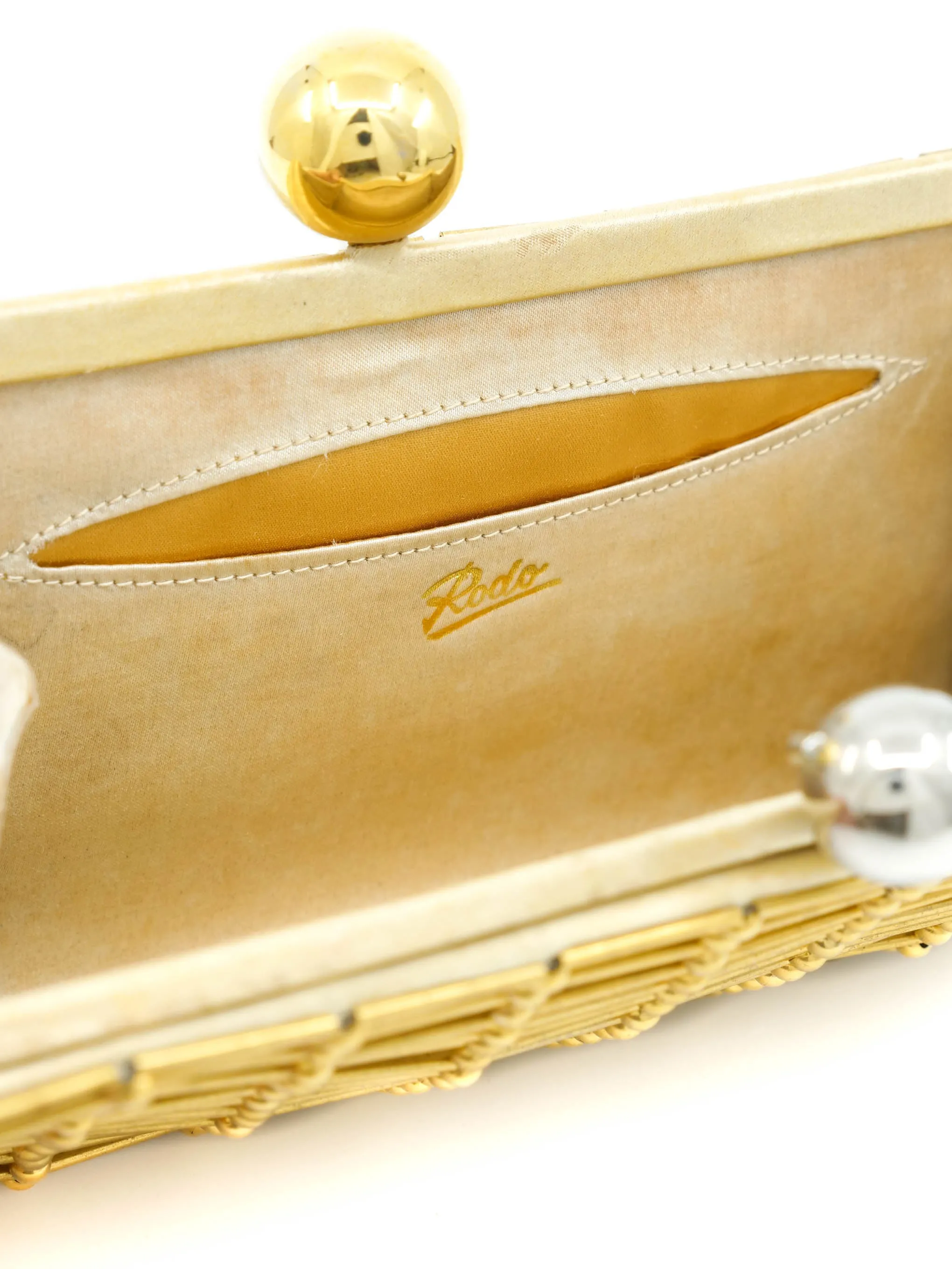 1970s Rodo Studded Cage Clutch
