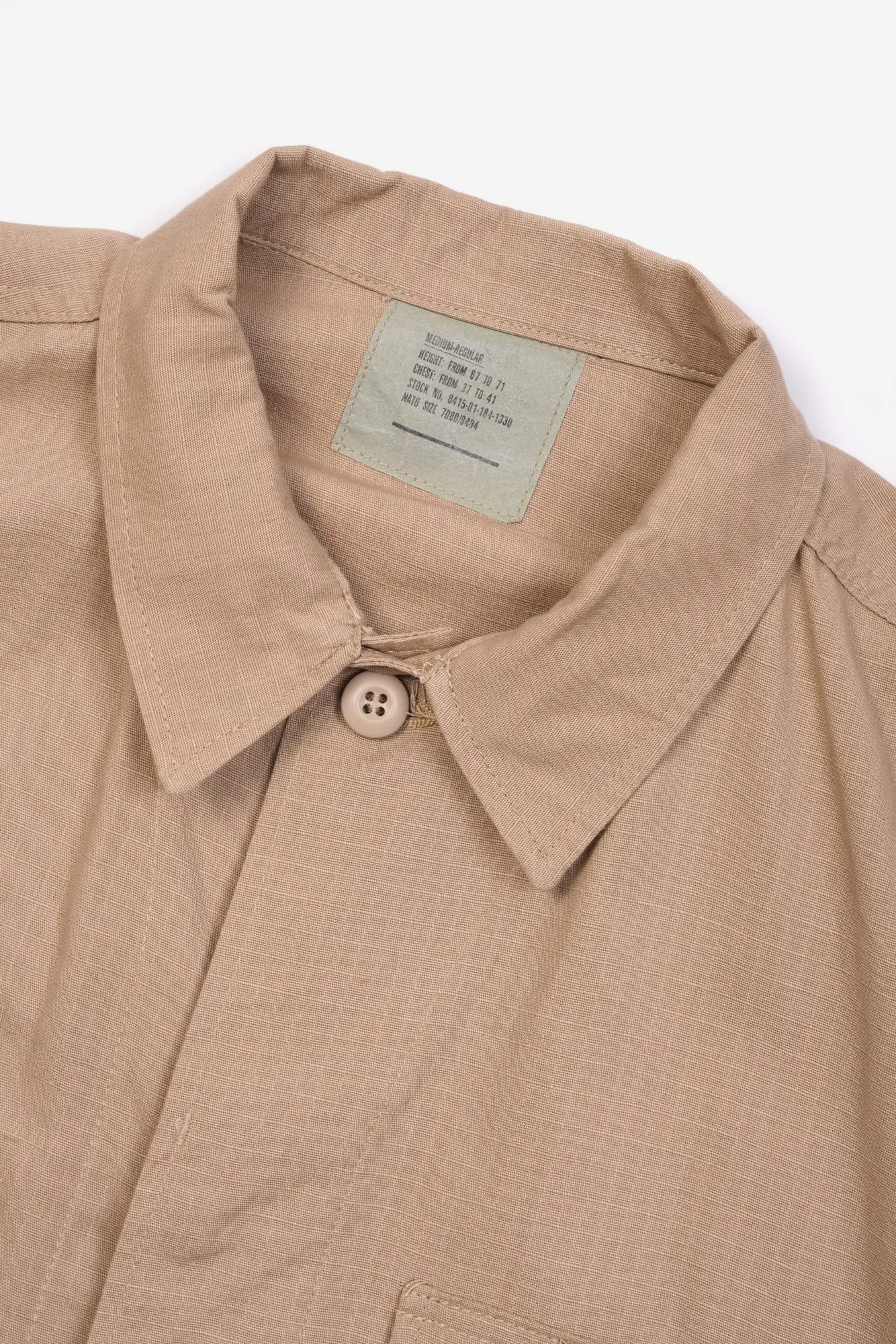1990s Nato Khaki Ripstop Utility Field Jacket (Deadstock)