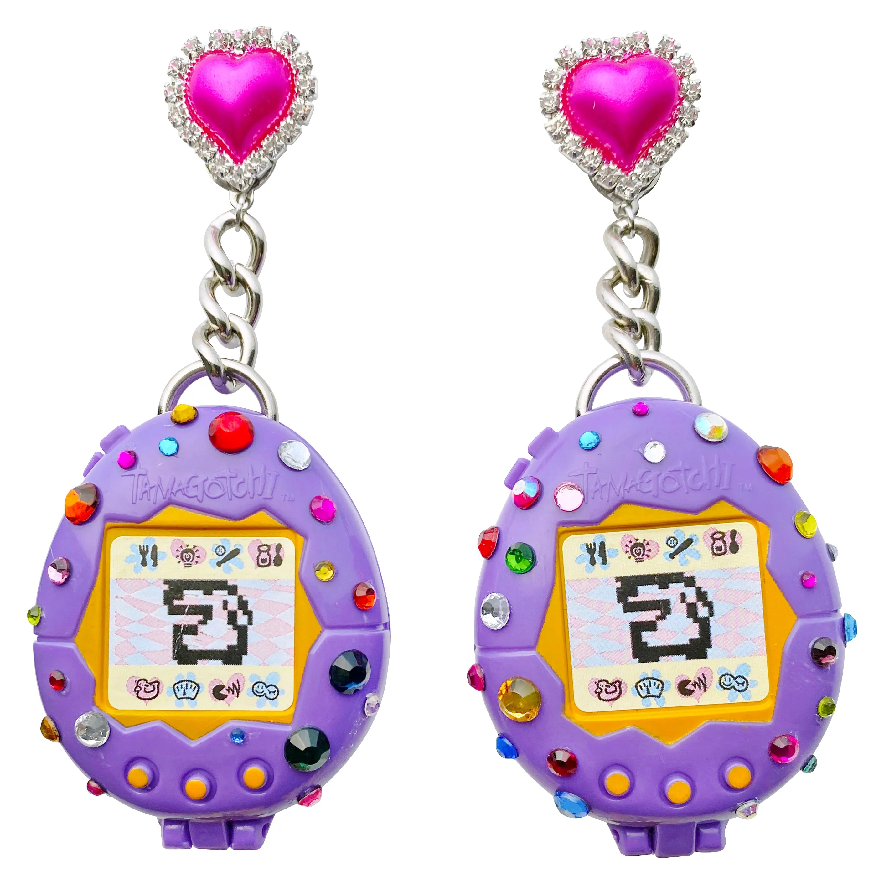 1997 Vintage Tamagotchi Charm Earrings