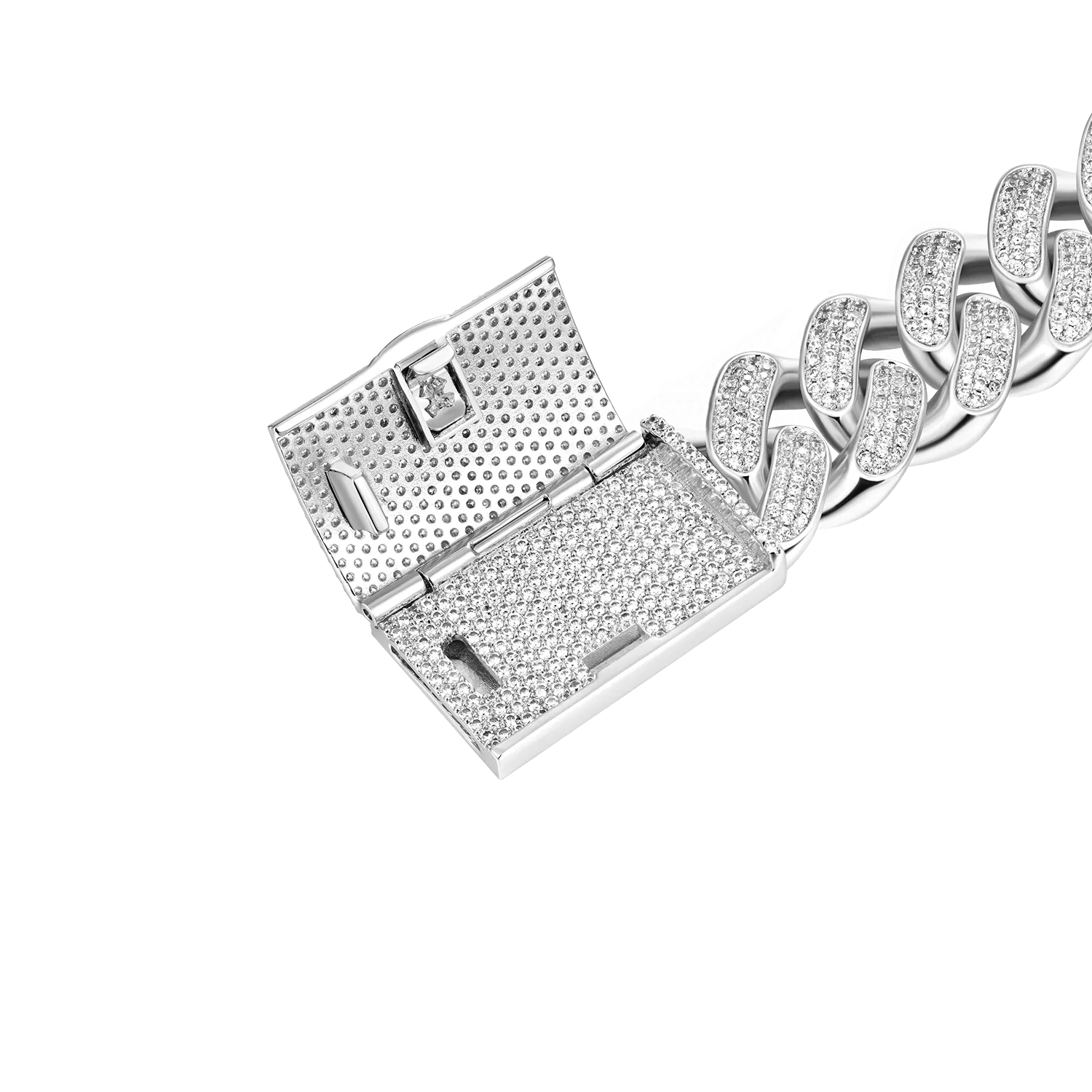 19mm Aporro A® Box Clasp Cuban Link Bracelet