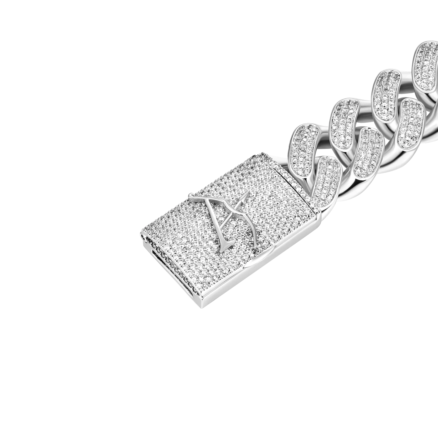 19mm Aporro A® Box Clasp Cuban Link Bracelet