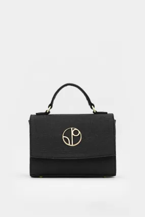 1people Mini London LHR - Piñatex Cross Body Bag - Truffle
