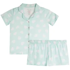 2pc Hearts Short Set
