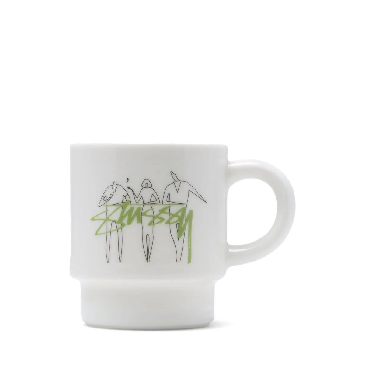 3 PEOPLE STACKING MUG White