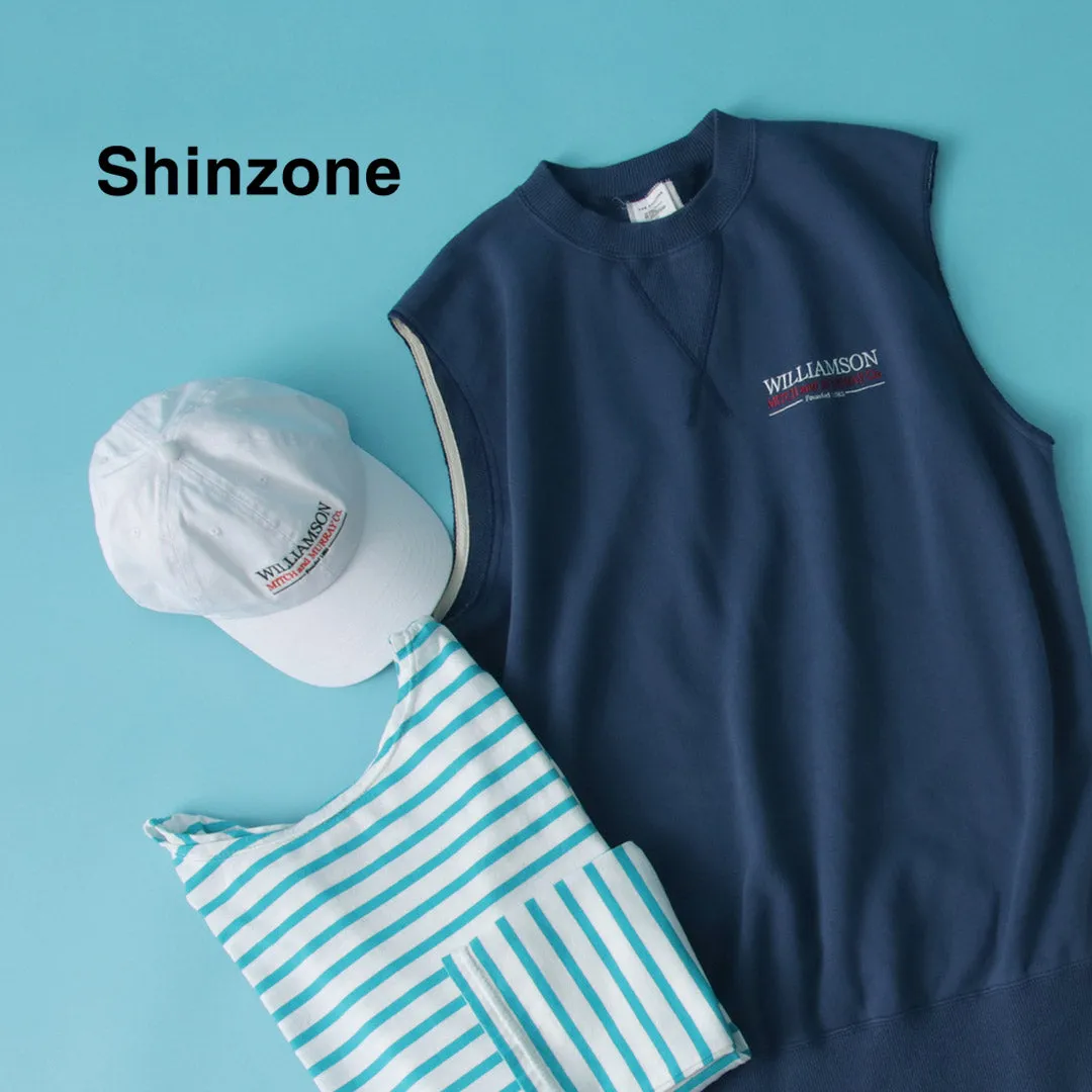 【50％OFF】SHINZONE（シンゾーン） スウェットベスト / レディース トップス チュニック丈 ノースリーブ スリーブレス ロゴ コットン 綿 23MMSCU11 SWEAT VEST【セール】