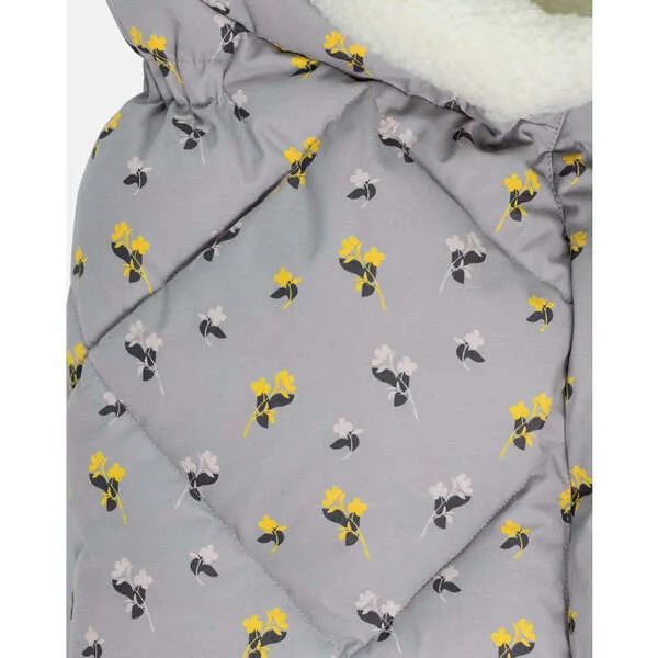 7AM Enfant Evolution® 212 Quilt Floral Print Zipped Blanket, Autumn Blossom