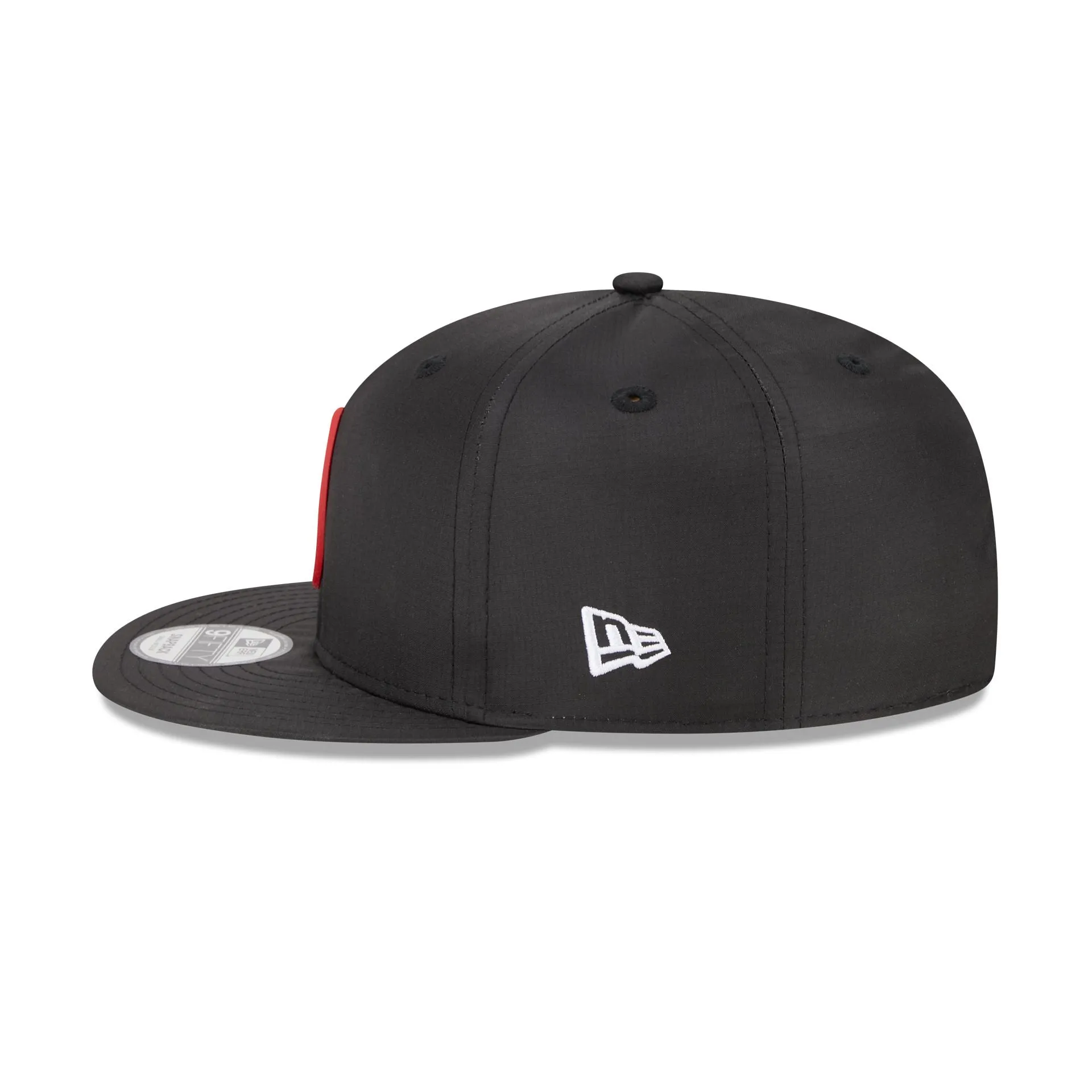 AC Milan Black Ripstop 9FIFTY Snapback Hat