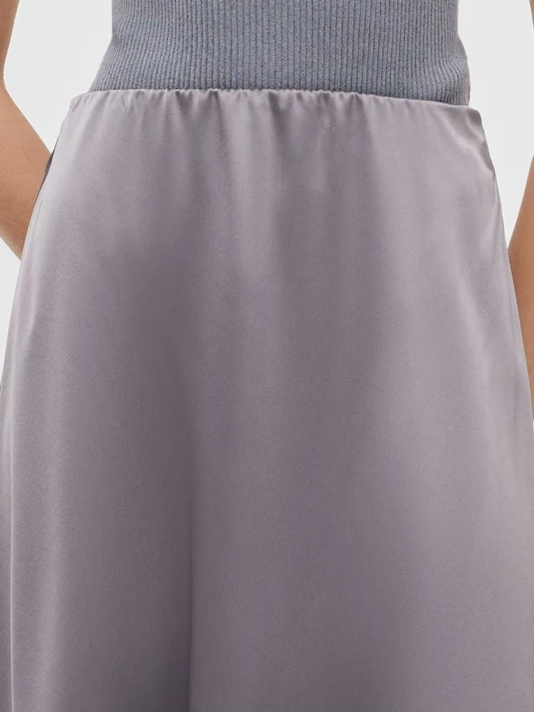 Acetate Flowy Women Skirt 