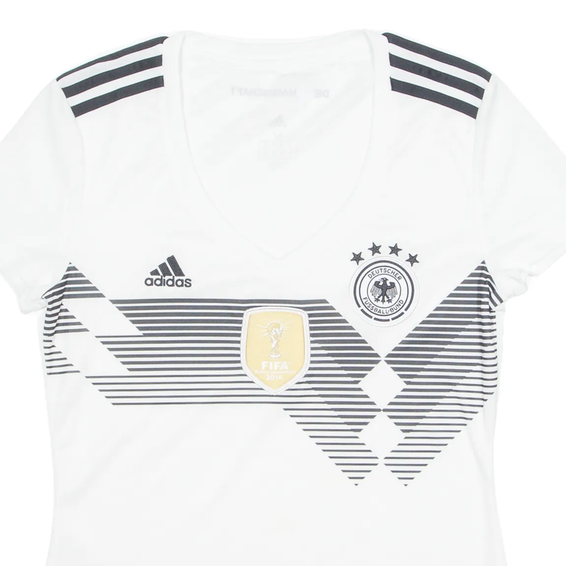 ADIDAS GERMANY FC Womens Football Shirt Jersey White M