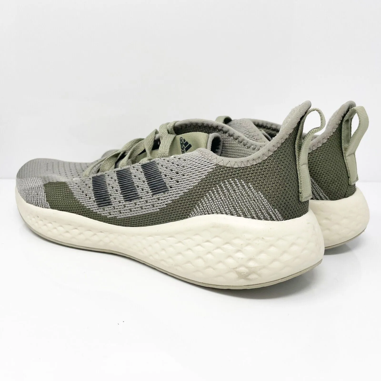 Adidas Mens Fluidflow 2.0 HP6747 Gray Running Shoes Sneakers Size 10