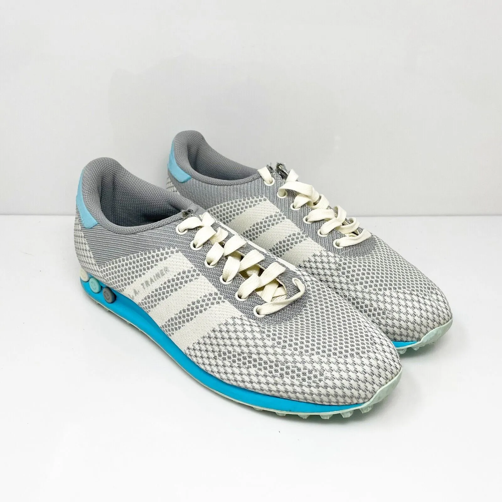 Adidas Mens LA Trainer S49581 Gray Running Shoes Sneakers Size 9