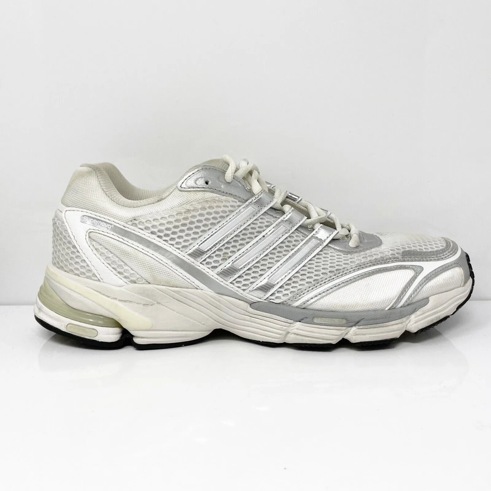 Adidas Mens Supernova Cushion 7 IG1746 White Running Shoes Sneakers Size 11