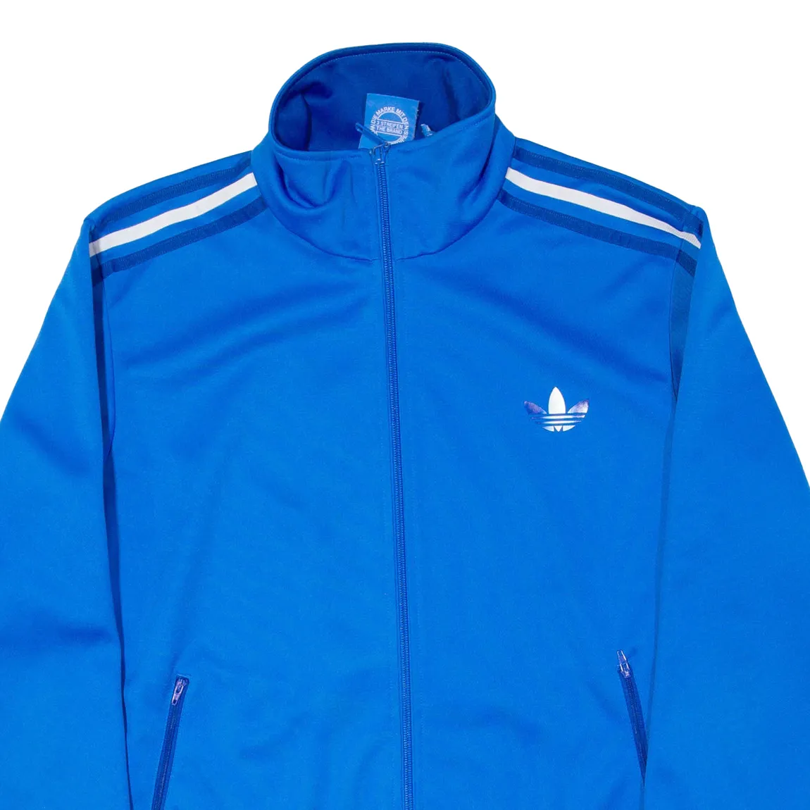 ADIDAS Mens Track Jacket Blue L