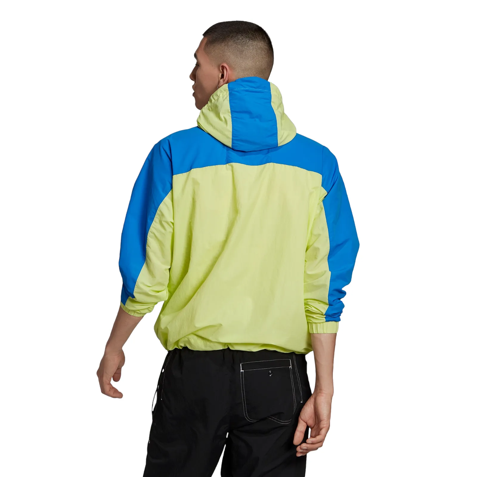 adidas Originals Adventure Mishmash Blocked Shell Jacket - Blue Yellow