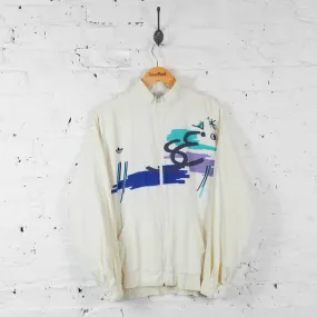 Adidas Tennis Shell Tracksuit Top Jacket - White - XL