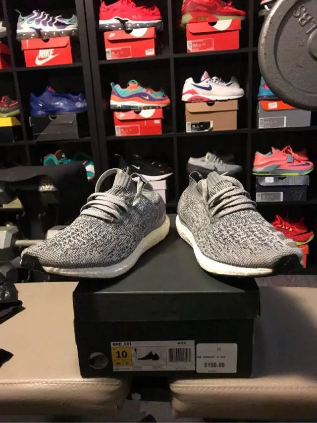 Adidas Ultra Boost Uncaged Grey sz 10 ultraboost