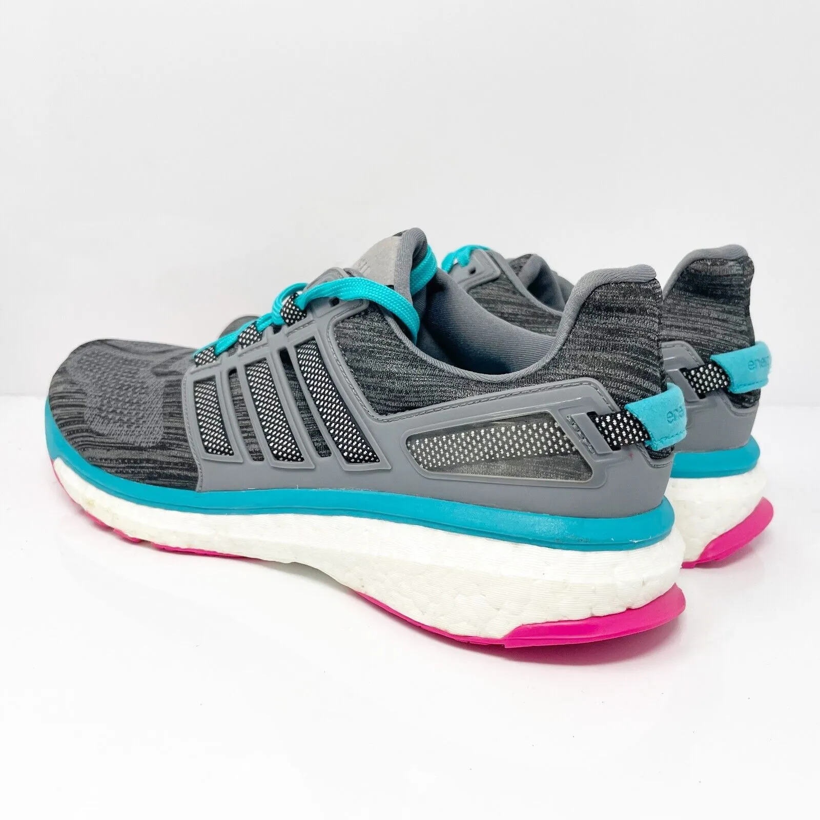 Adidas Womens Energy Boost 3 BB5792 Gray Running Shoes Sneakers Size 10