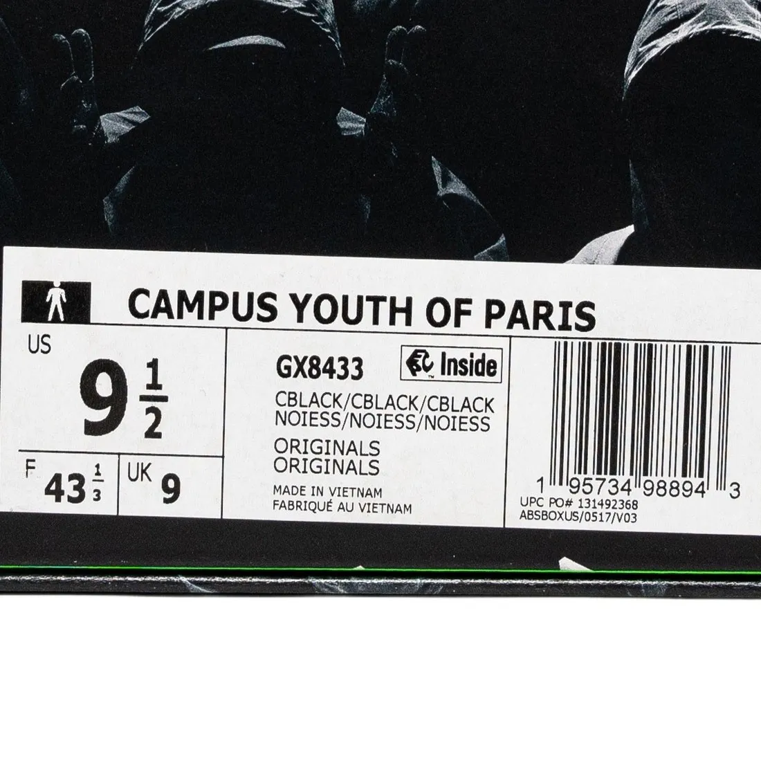 Adidas x Youth of Paris Men Campus (black)