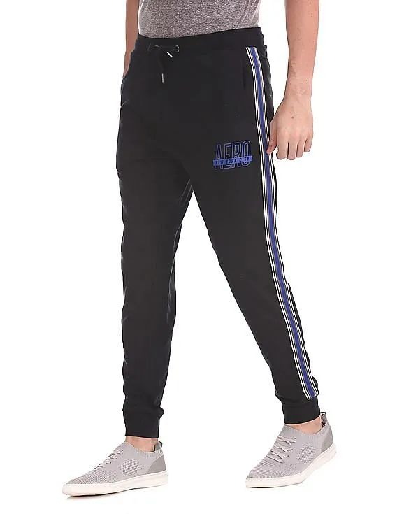 Aeropostale Drawstring Waist Side Tape Joggers