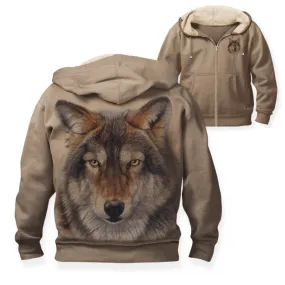 Al Agnew 'Wild Wolf' Men's Hoodie