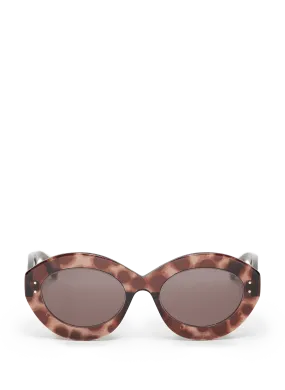ALAÏA  Sunglasses - Brown
