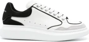 Alexander McQueen Larry panelled leather sneakers White