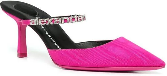 Alexander Wang Delphine 65mm embellished mules Pink