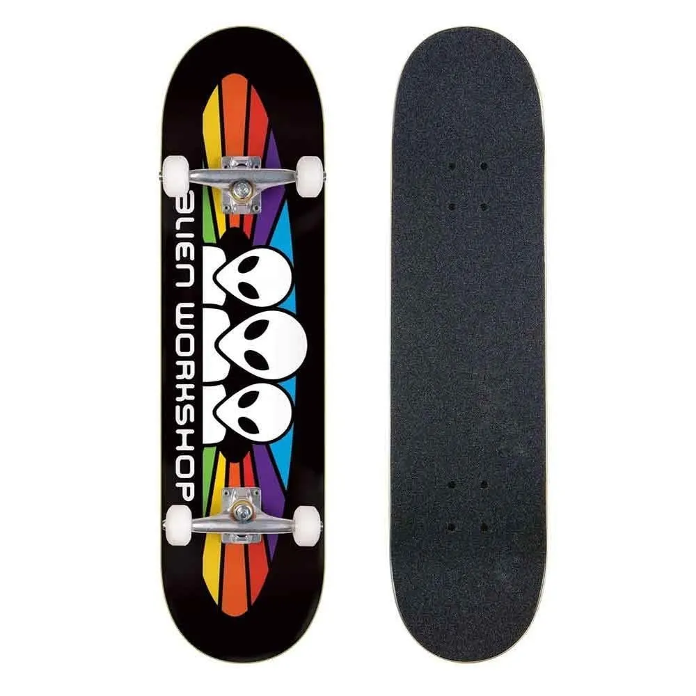Alien Workshop Spectrum Factory Complete Skateboard Black 8.25