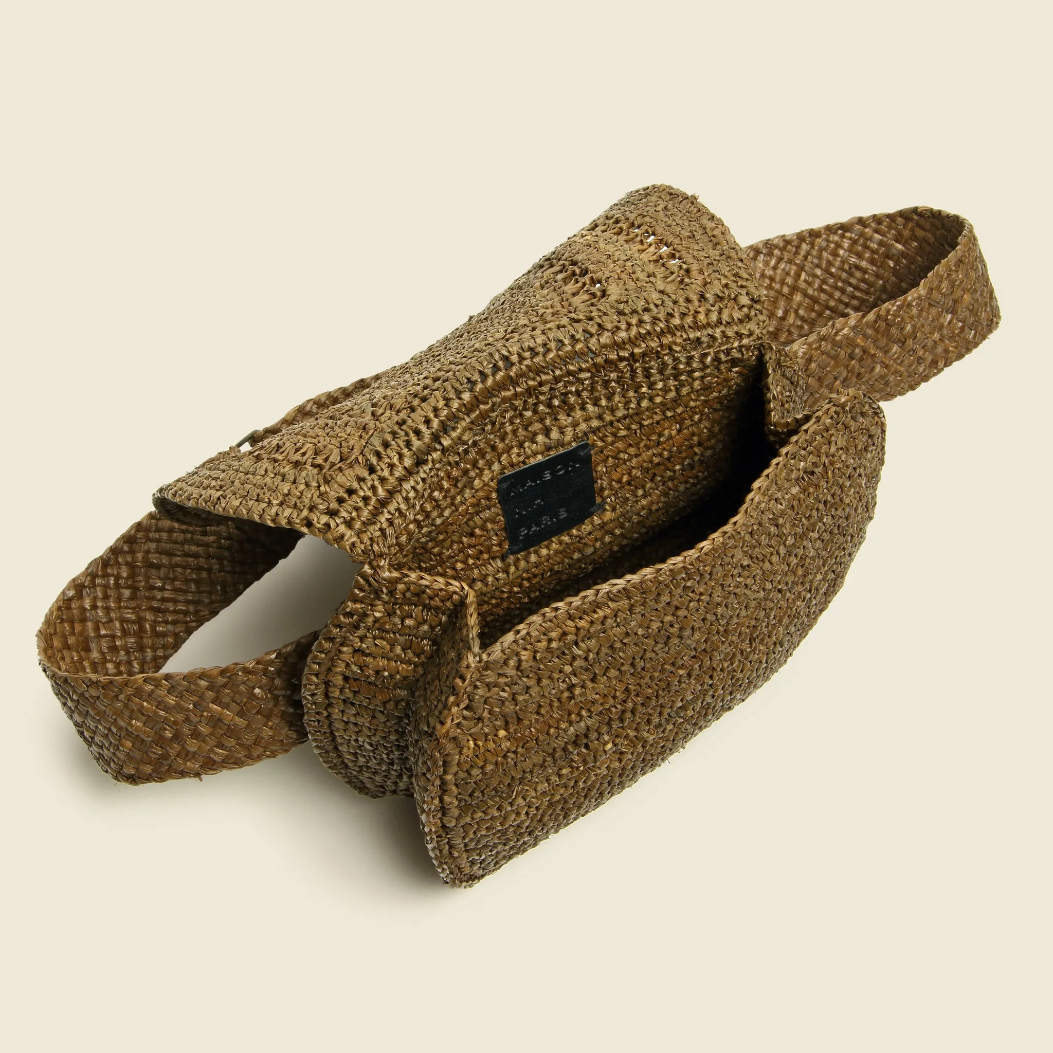Alix Raffia Hip Bag - Sucre Brun
