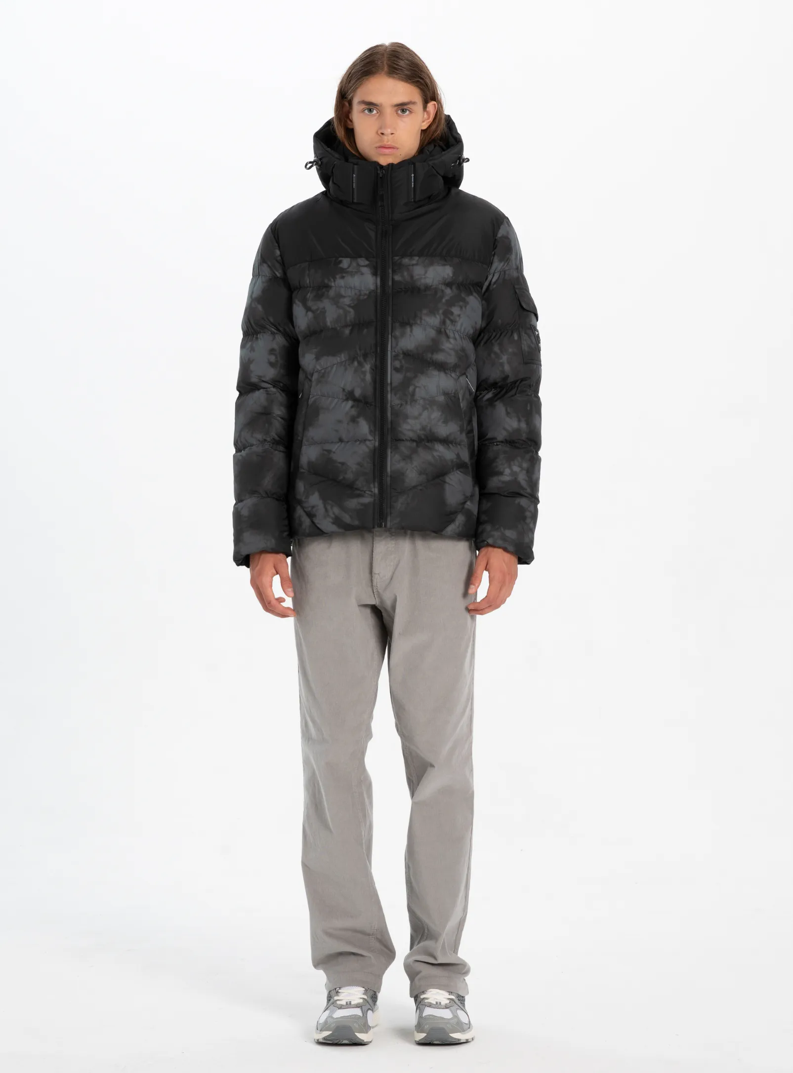 ALLTON| Engineered quilted Puffer printed Jacket||ALLTON|Veste matelassée imprimée à garnissage technique