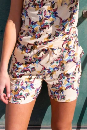 Alma Shorts | Vanilla Multicolor Pasiley | Shorts fra Liberté