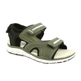 American Club Boys' sandals ES33 / 21 Khaki black