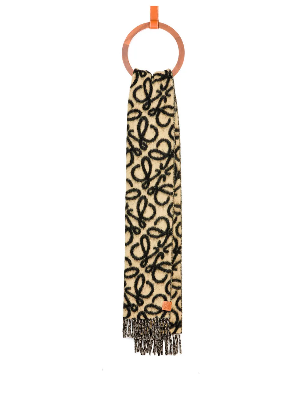 Anagram scarf in alpaca and wool