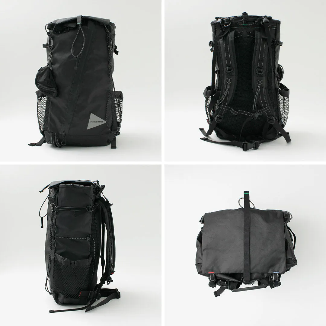 AND WANDER（アンドワンダー） エコパック 30L バックパック / メンズ レディース ユニセックス リュック 鞄 登山 アウトドア ECOPAK 30L backpack