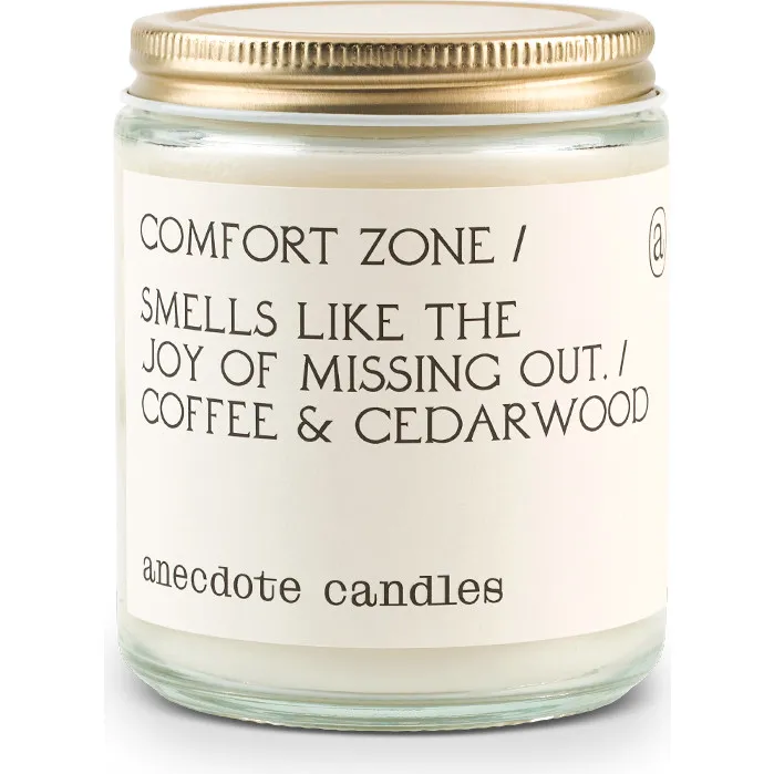 Anecdote Candles Comfort Zone Glass Jar Candle