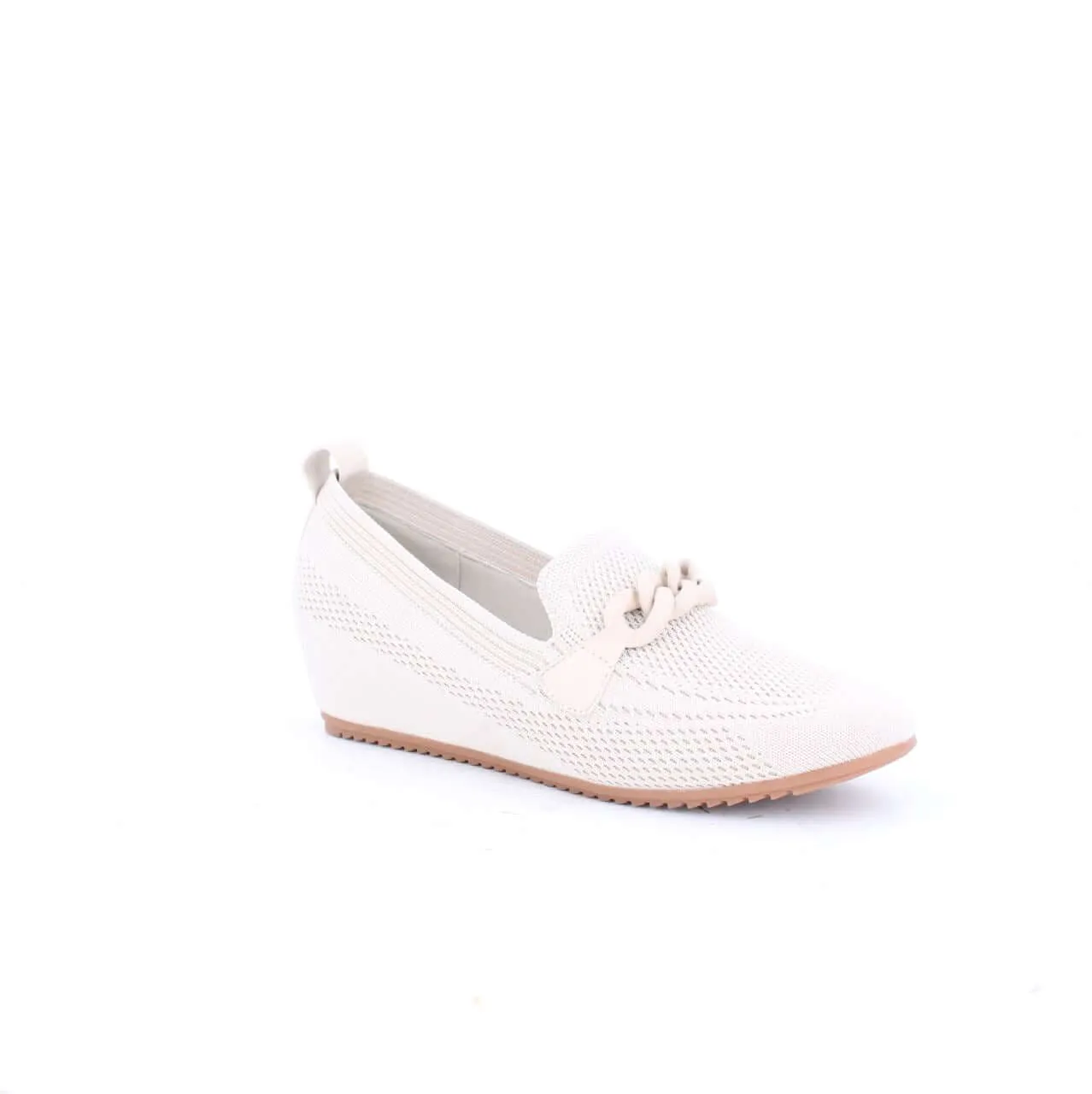 ANGIEWEDGEMOC LOAFERS & MOCCASINS WEDGES-BEIGE