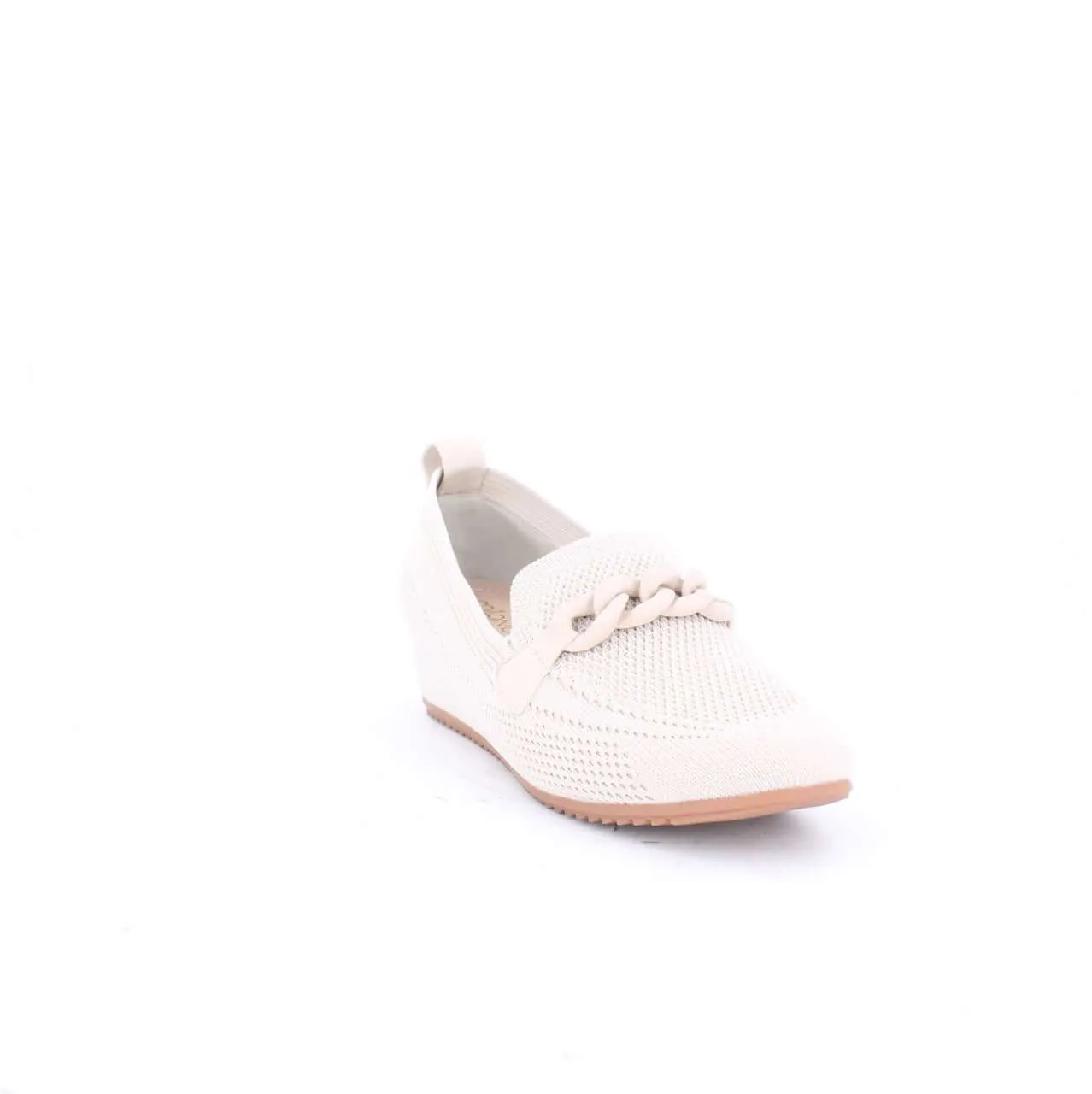 ANGIEWEDGEMOC LOAFERS & MOCCASINS WEDGES-BEIGE