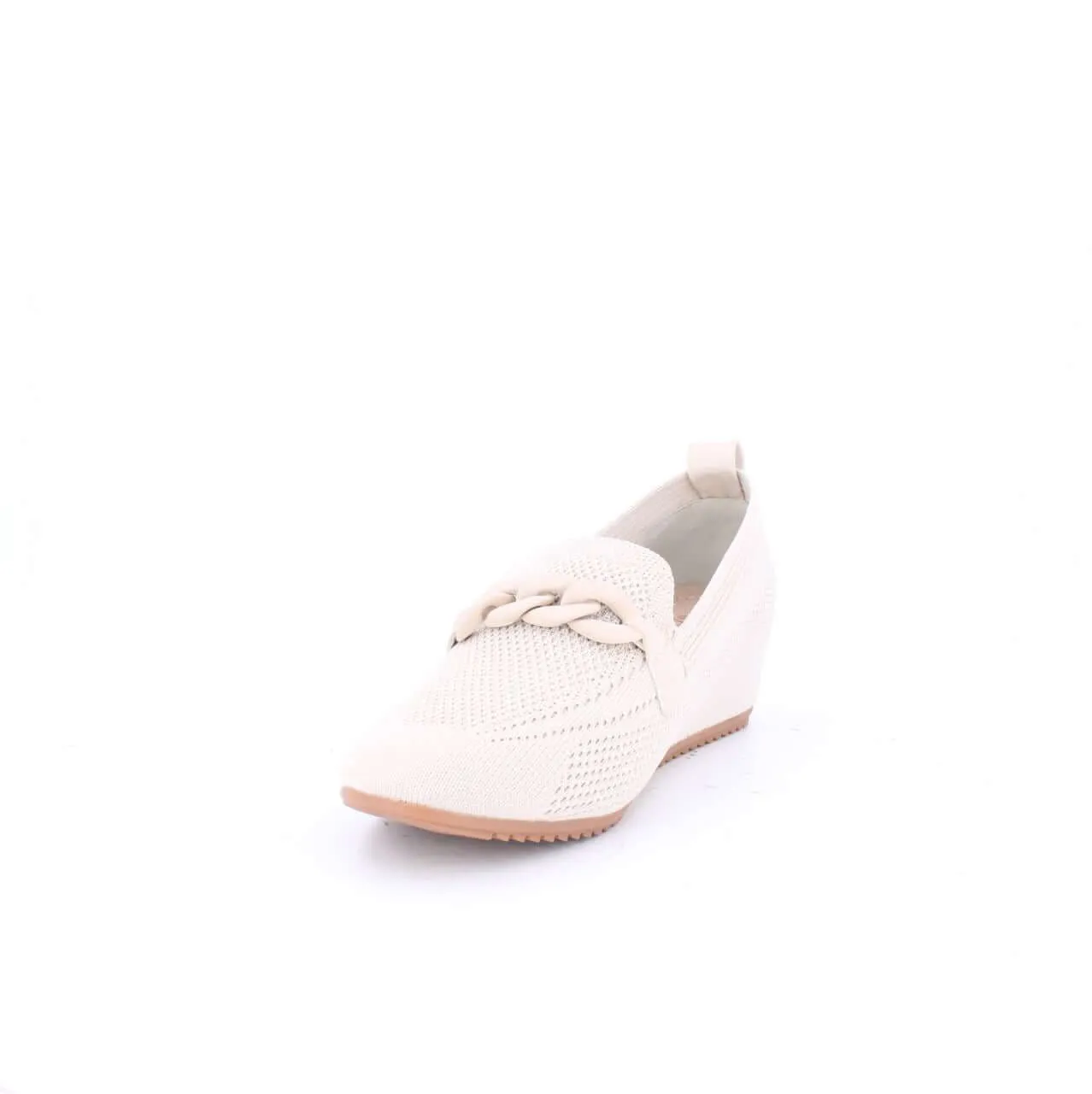 ANGIEWEDGEMOC LOAFERS & MOCCASINS WEDGES-BEIGE