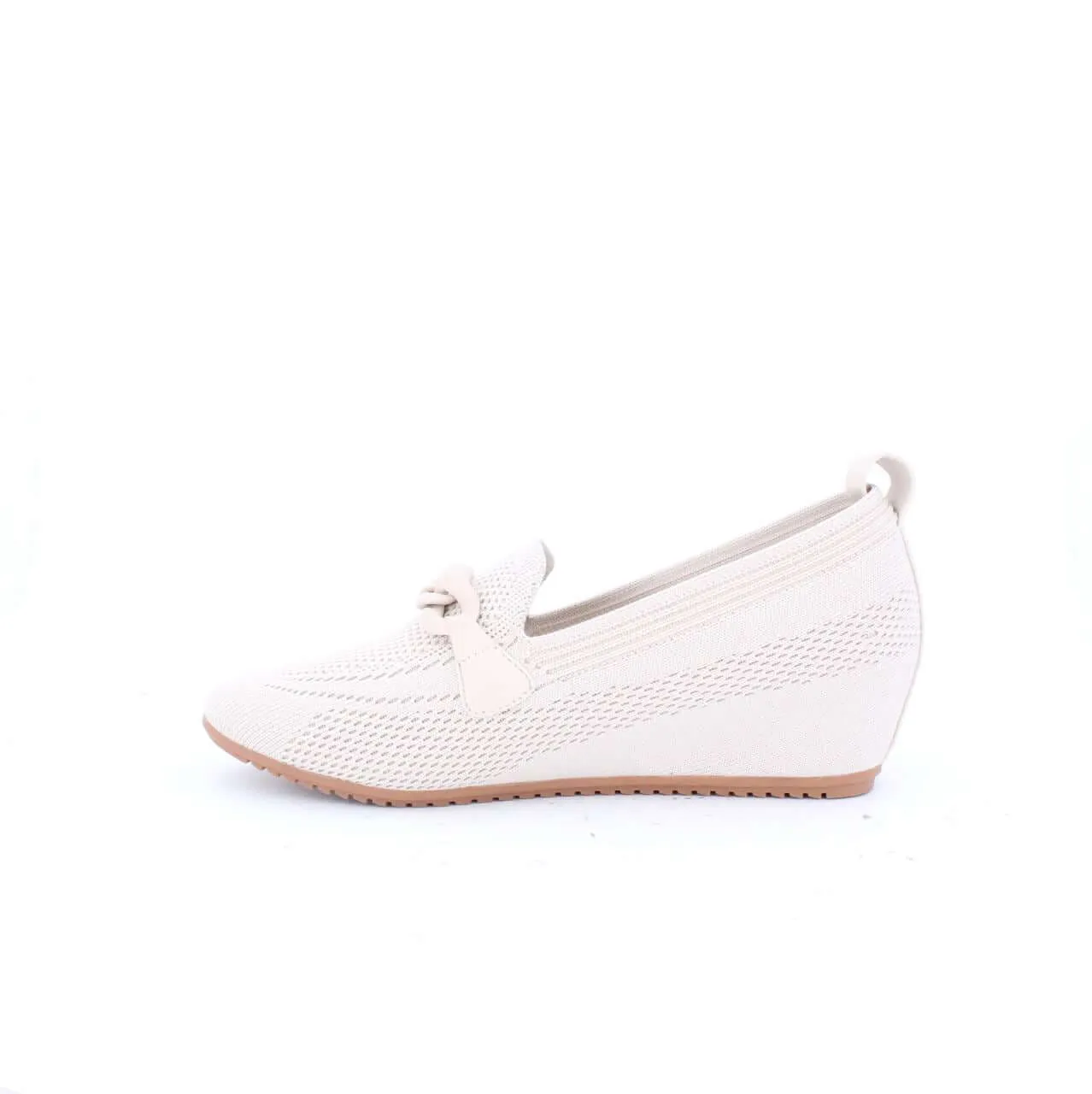 ANGIEWEDGEMOC LOAFERS & MOCCASINS WEDGES-BEIGE