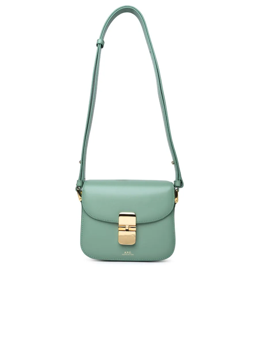 A.P.C.    A.P.C. 'Grace' Mini Crossbody Bag In Green Lear