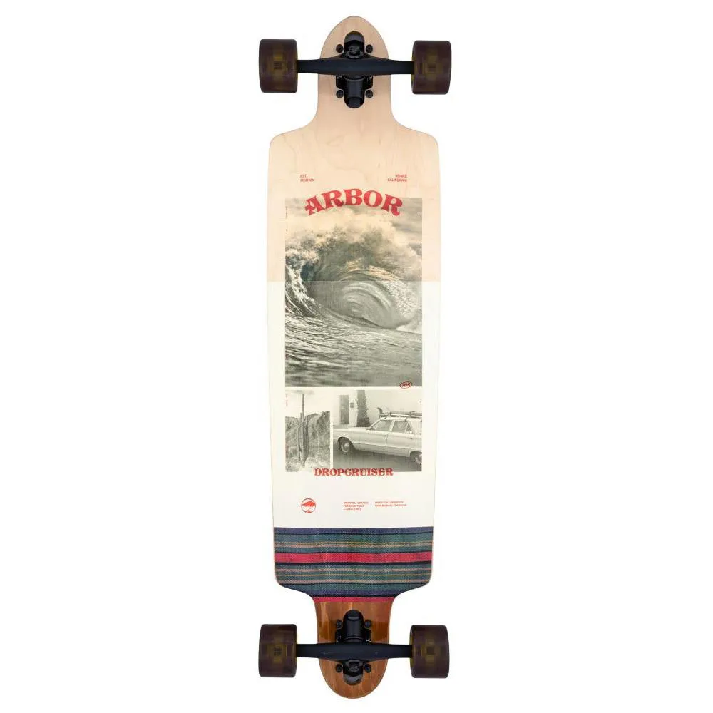 Arbor Photo Dropcruiser Performance Factory Complete Skateboard Multi 38