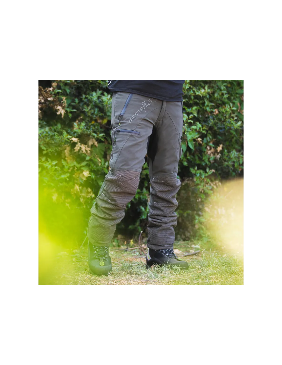 Arbortec - AT4070 Breatheflex Pro Class 1 Chainsaw Trousers Olive - 2020ppe Size M Leg Size Reg Leg