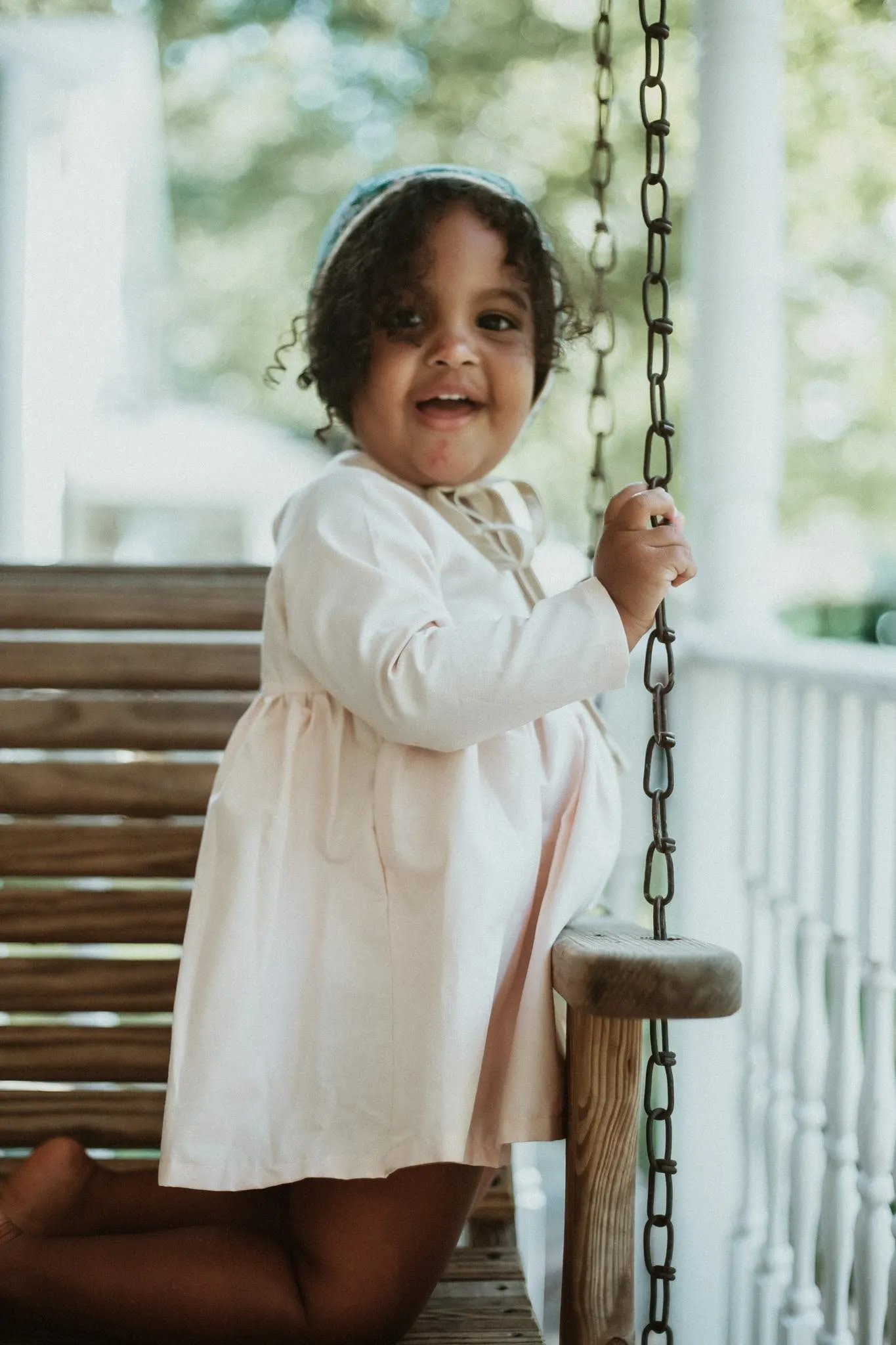 Aria Tunic with  Pockets in 'Watercolour Lily' - Ready To Ship